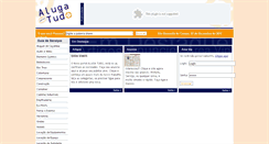 Desktop Screenshot of alugatudo.com.br