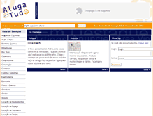 Tablet Screenshot of alugatudo.com.br